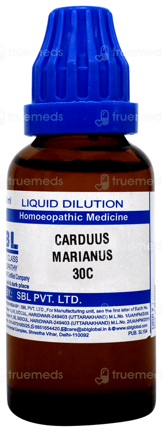 Sbl Carduus Marianus 30 C Dilution 30 ML