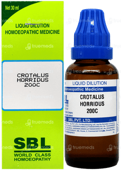 Sbl Crotalus Horridus 200 C Dilution 30 ML