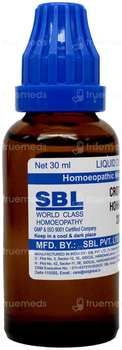 Sbl Crotalus Horridus 200 C Dilution 30 ML