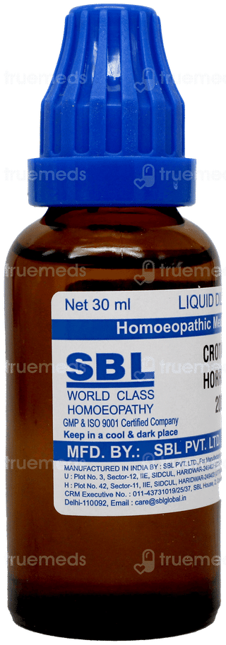 Sbl Crotalus Horridus 200 C Dilution 30 ML