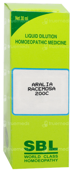 Sbl Aralia Racemosa 200c Dilution 30ml