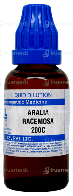 Sbl Aralia Racemosa 200c Dilution 30ml