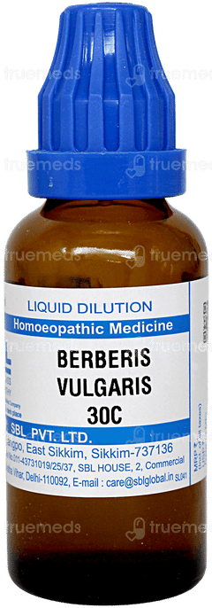 Sbl Berberis Vulgaris 30c Dilution 30ml