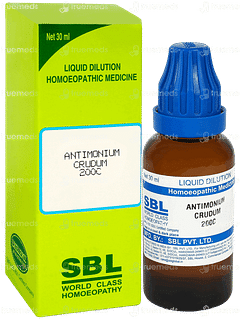 Sbl Antimonium Crudum 200 C Dilution 30 ML