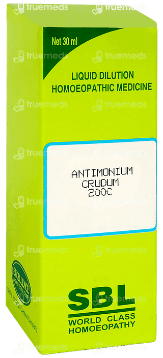 Sbl Antimonium Crudum 200 C Dilution 30 ML