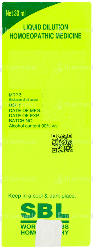 Sbl Rhus Toxicodendron 1000c Dilution 30ml