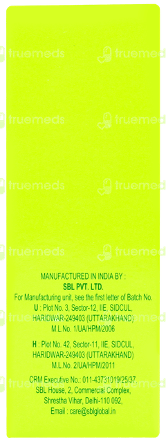 Sbl Rhus Toxicodendron 1000c Dilution 30ml