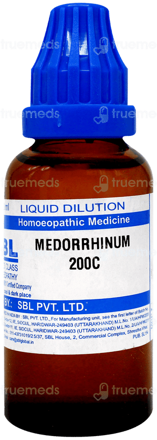 Sbl Medorrhinum 200C Dilution 30Ml