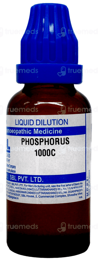 Sbl Phosphorus 1000c Dilution 30ml