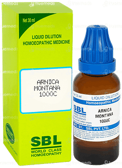 Sbl Arnica Montana 1000c Dilution 30ml Sbl Arnica Montana 1000c Dilution 30ml