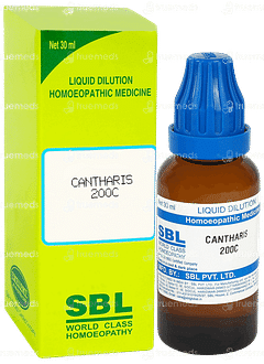 Sbl Cantharis 200c Dilution 30ml Sbl Cantharis 200c Dilution 30ml