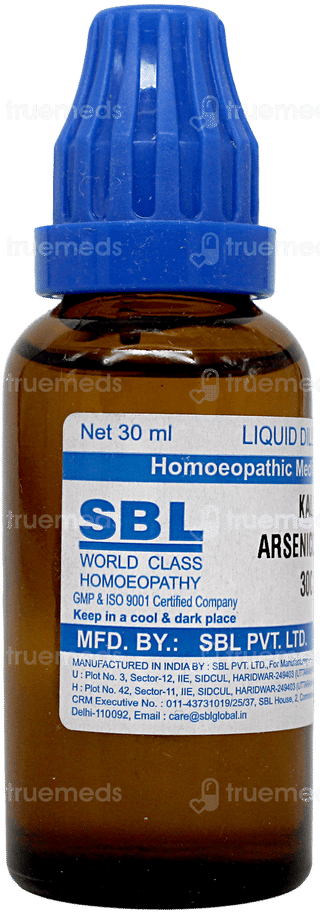 Sbl Kali Arsenicosum 30c Dilution 30ml
