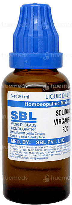 Sbl Solidago Virgaurea 30c Dilution 30ml