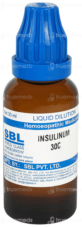Sbl Insulinum 30 C Dilution 30 ML