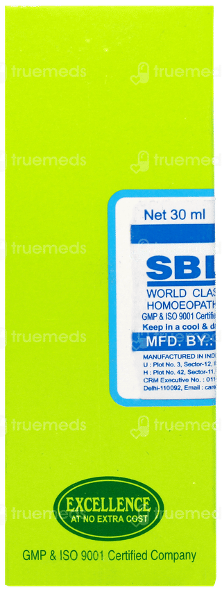Sbl Spiritus Quercus Glandium 30c Dilution 30ml