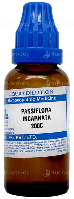 Sbl Passiflora Incarnata 200 C Dilution 30 ML Sbl Passiflora Incarnata 200 C Dilution 30 ML