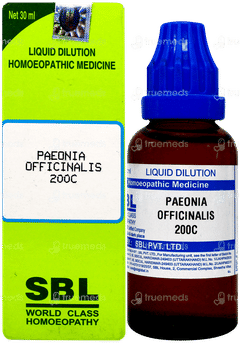 Sbl Paeonia Officinalis 200c Dilution 30ml