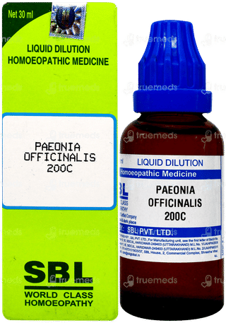 Sbl Paeonia Officinalis 200c Dilution 30ml