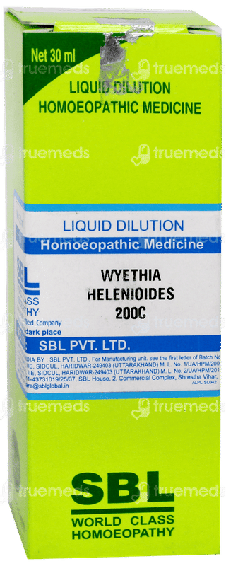 Sbl Wyethia Helenioides 200 C Dilution 30 ML