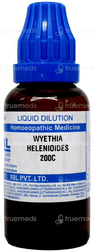 Sbl Wyethia Helenioides 200 C Dilution 30 ML