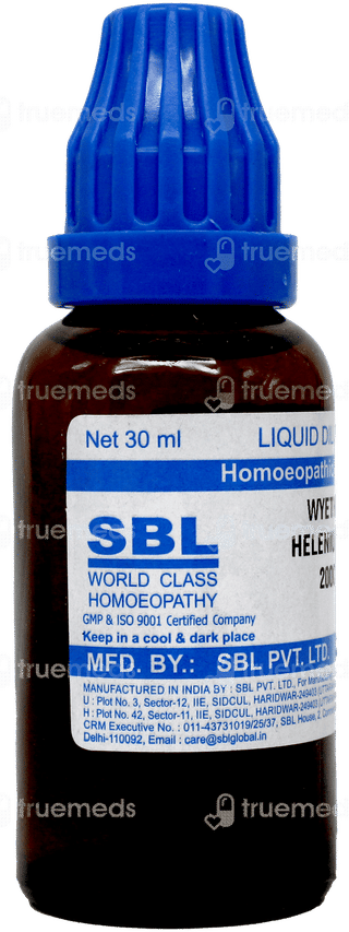 Sbl Wyethia Helenioides 200 C Dilution 30 ML