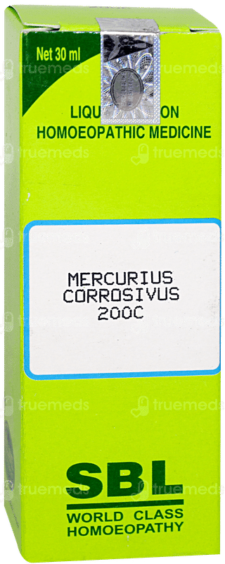 Sbl Mercurius Corrosivus 200c Dilution 30ml