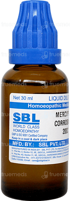Sbl Mercurius Corrosivus 200c Dilution 30ml