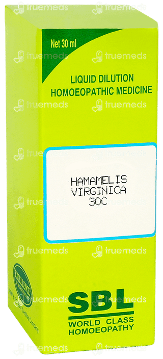Sbl Hamamelis Virginica 30c Dilution 30ml