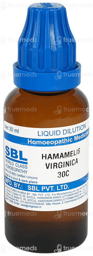 Sbl Hamamelis Virginica 30c Dilution 30ml