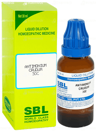 Sbl Antimonium Crudum 30c Dilution 30ml