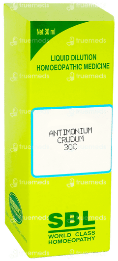 Sbl Antimonium Crudum 30c Dilution 30ml