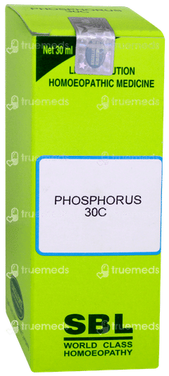 Sbl Phosphorus 30c Dilution 30ml