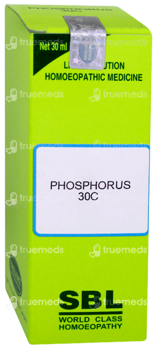 Sbl Phosphorus 30c Dilution 30ml