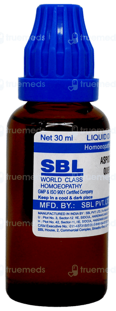 Sbl Aspidosperma Quebracho 30c Dilution 30ml