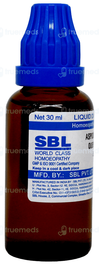 Sbl Aspidosperma Quebracho 30c Dilution 30ml