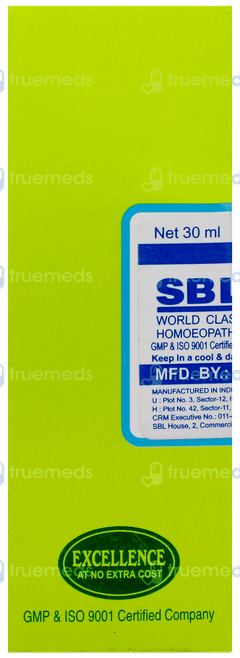 Sbl Ginkgo Biloba 30 C Dilution 30 ML