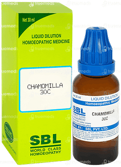 Sbl Chamomilla 30c Dilution 30ml
