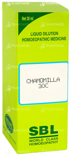 Sbl Chamomilla 30c Dilution 30ml