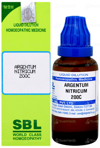 Sbl Argentum Nitricum 200c Dilution 30ml