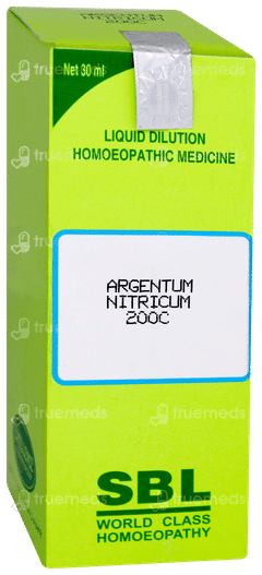 Sbl Argentum Nitricum 200c Dilution 30ml