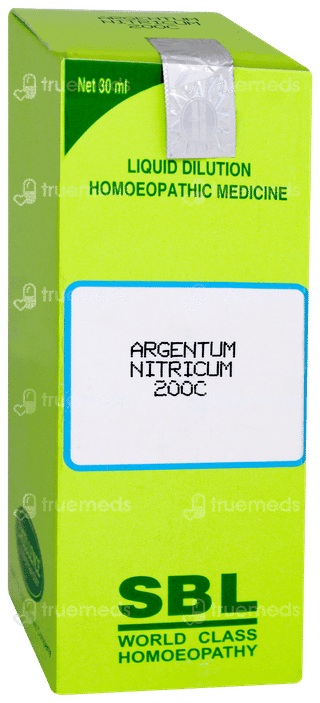 Sbl Argentum Nitricum 200c Dilution 30ml