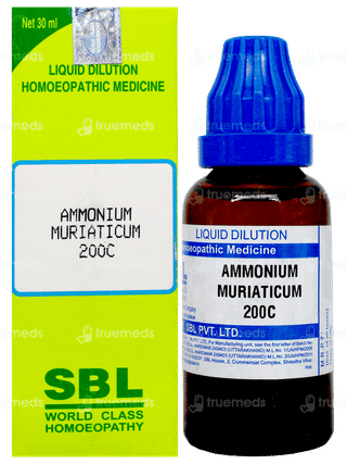 Sbl Ammonium Muriaticum 200C Dilution 30Ml