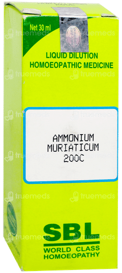 Sbl Ammonium Muriaticum 200C Dilution 30Ml