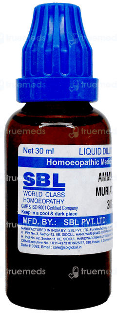 Sbl Ammonium Muriaticum 200C Dilution 30Ml
