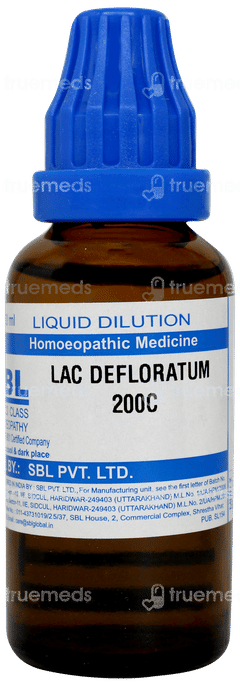 Sbl Lac Defloratum 200c Dilution 30ml