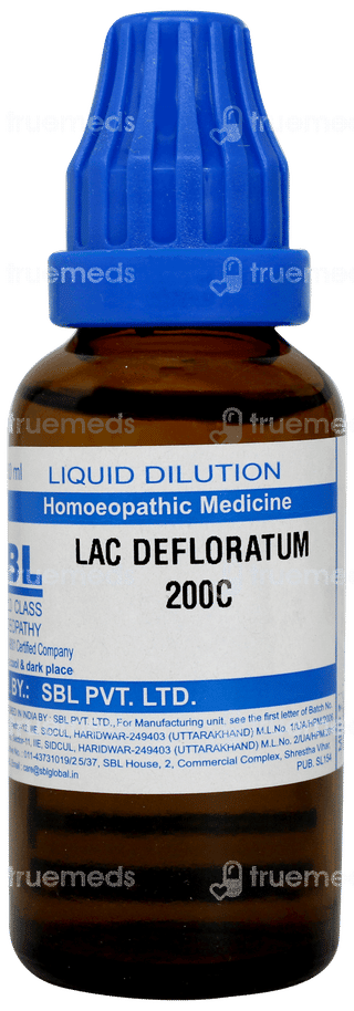 Sbl Lac Defloratum 200c Dilution 30ml