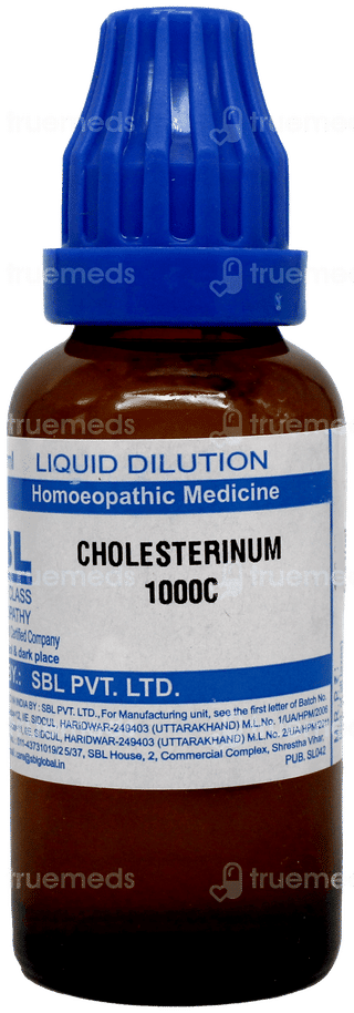 Sbl Cholesterinum 1000c Dilution 30ml