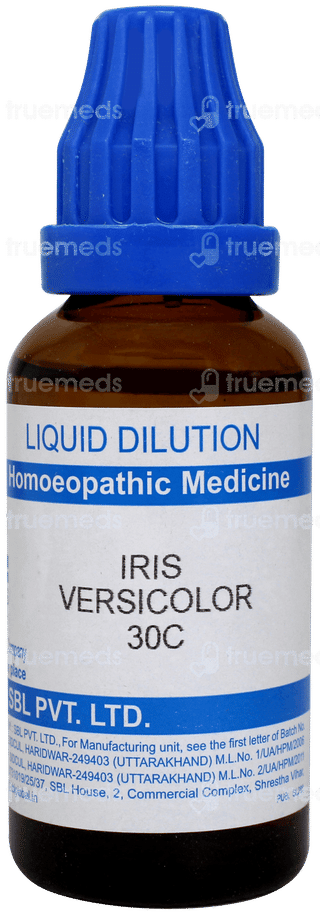 Sbl Iris Versicolor 30c Dilution 30ml