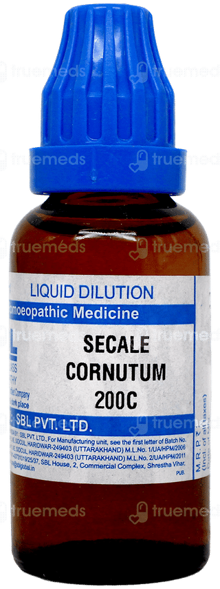 Sbl Secale Cornutum 200C Dilution 30Ml