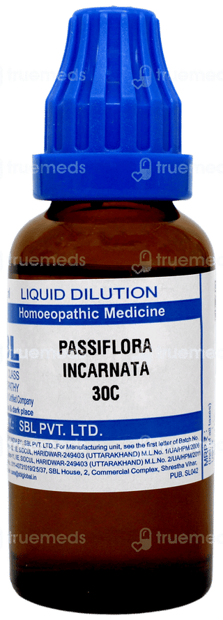 Sbl Passiflora Incarnata 30 C Dilution 30 ML